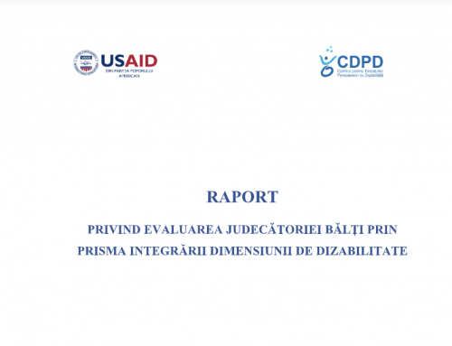 Raport privind evaluarea judecătoriei BălțI prin prisma integrării dimensiunii de dizabilitate